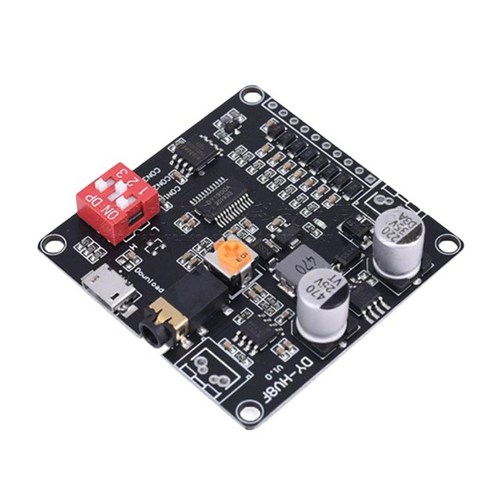 USB 음성 재생 모듈 Hv8F 액세서리 12V/24V MP3 디코더 보드 10W 20W, 검은 색, 50x50mm, ABS
