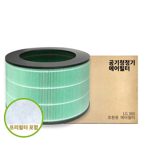 LG 퓨리케어 360 호환 공기청정기 집진 탈취 일체형 필터, LG 360 호환 집진 필터