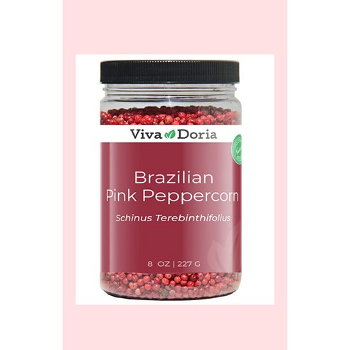 VIVADORIA 핑크페퍼 Brazilian 핑크통후추 스팀멸균 227g, 1개