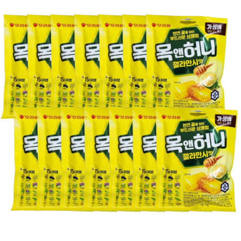 오리온 목앤허니 깔라만시맛