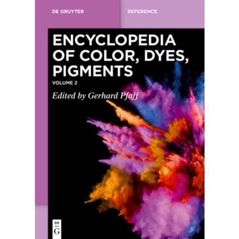 Encyclopedia of Color Dyes Pigments. Volume 2 Hardcover, de Gruyter, English, 9783110586848