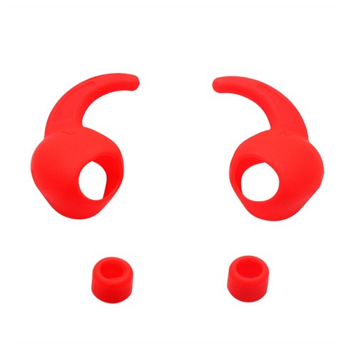 Beats Studio Buds Wireless Eorbud 커버 Earhooks Eartips Protective Sleeve, 빨간색