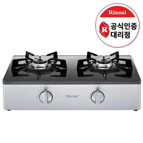가스레인지 RTR-A2000J 2구 가스렌지 공식대리점, LNG Best Top3