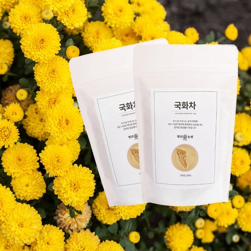 청년농원 저온가공 국화차 삼각티백, 500mg, 50개입, 2개