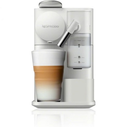 Nespresso 네스프레소 커피머신 이니시아 캡슐 라티시마 원 오리지널 에스프레소 머신, Machine with Latte Crema, Silky White