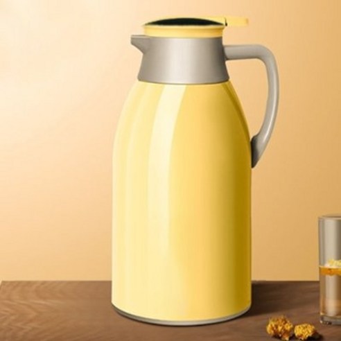 MEIISEO대용량 스포츠 물통 다기능 물병 휴대용 스포츠 물통 대용량 보온병, 1L, YELLOW