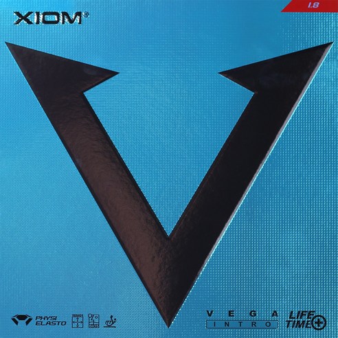 엑시옴(XIOM) 베가 인트로 (VEGA INTRO) 러버 / 베가 시리즈, 흑색(블랙) / 2.0