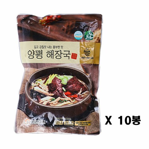 키밍 / 자연깃든 양평해장국 600g(10개) 선지국밥, 1, 600g