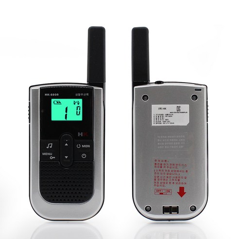 무전기 HK880R 리시버 포함 6대 세트 병원 식당 매장 미용실 (HK-880R)