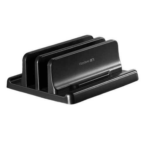 Multi-in-1 경량 휴대용 데스크탑 노트북 스탠드 안정적인 수직 홀더 Dell용 노트북 스마트폰용 공간 절약형, 5.98x4.8x2.16인치, 더블 스페이스 180g, 플라스틱