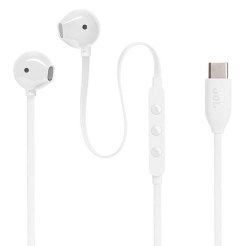 제이비엘 튠 305C USB-C 유선 이어폰, 화이트