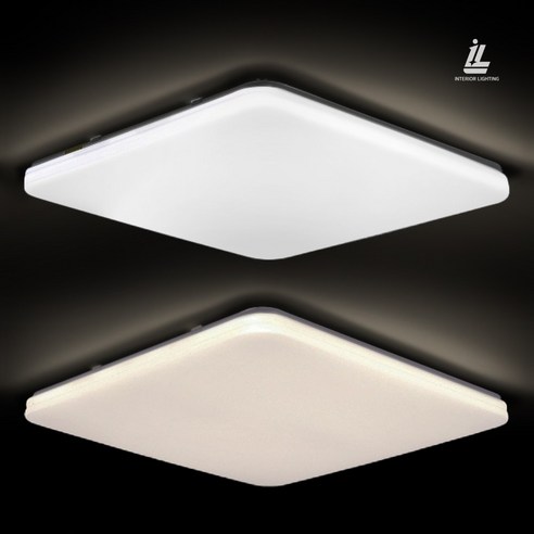 LED 방등 50W 주광색 주백색 KS 역률0.9, 주백색 (아이보리빛)