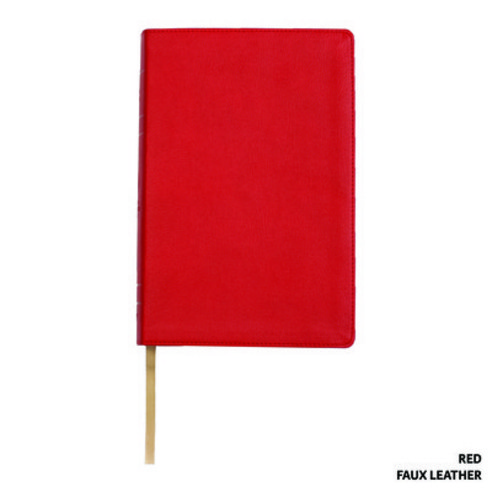 (영문도서) Legacy Standard Bible Handy Size Paste-Down Red Faux Leather Red Letter Imitation Leather, Steadfast Bibles, English, 9781636641195