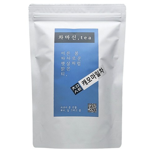 차마신티 캐모마일차 티백 부드럽고 은은한 수면에 좋은 잠잘오는 꽃 차, 1개, 1g, 50개입