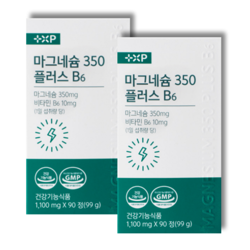 고함량 마그네슘 350 플러스 B6 마그네슘350 + 비타민b6, 1개, 180정
