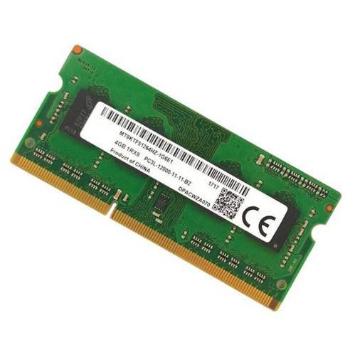 Monland DDR3L RAM 4GB 1600MHZ 노트북 SO-DIMM 메모리 1.35V/1.5V 전압 DDR4 메모리 2400MHZ 12800, 녹색