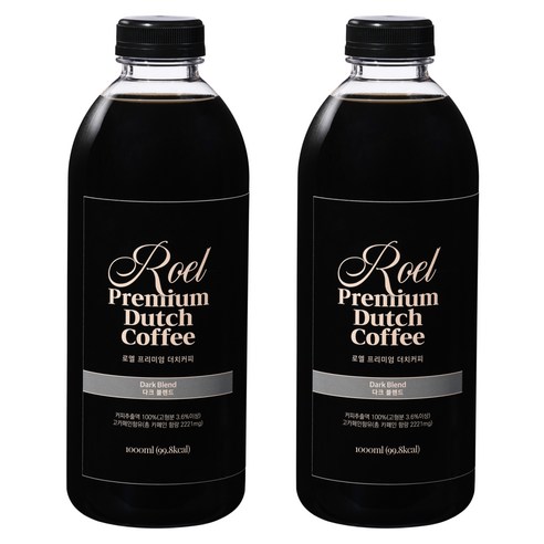 로엘 팩토리 로엘 더치커피 콜드브루 원액 대용량 1000ml x 2병, 2개