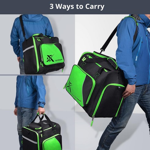 Extremus Domo 50L 스키 부츠 백 정품보장, Neon Green