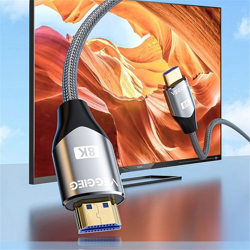 케이블 젠더 2.1 48Gbps HDMI 호환 8K/60Hz 4K/120Hz 디지털 HDR10 PS5 스위치 케이블용 분배기, [01] 1M hdmi분배기4k120 Best Top5