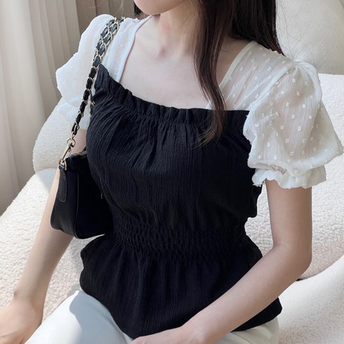 여름에 여성미를 더해주는 러브레터 여성 블라우스