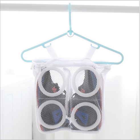 지퍼 메쉬 워시 가방 가정용 세탁기 가방 세탁 속옷 신발 양말 더러운 옷 주최자 세탁 바구니, 1pcs_스페인