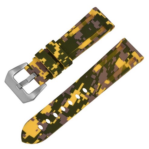 Garmin Active Vivoactive 3 4 가민 스트랩 고무 위장 손목대 20mm 22mm 시계줄, #4