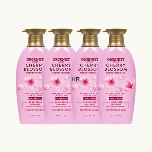 오가니스트 수분영양 체리블라썸 샴푸 500ml 3개+컨디셔너 1개, 3개