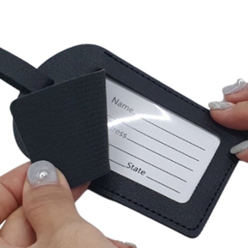 혹시, 여행 가방 속 개인 정보 유출될까 불안하신가요? 깔끔하게 해결하는 방법! 정보보호가죽네임텍