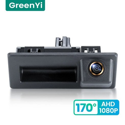 GreenYi AHD 자동차 후방 카메라 아우디 A3 A4 B8 B9 A4L 폭스바겐 티구안 투란 L 투아렉 스코다 옥타비아 A7 래피드 예티 1080P 170 °, 2.AHD1080P175deg