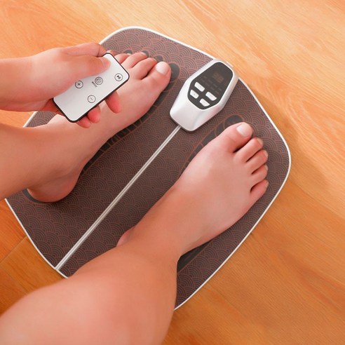 KORELAN 저주파 온열 발마사지기 안마기 족저 마사지, 갈색, 01(갈색)