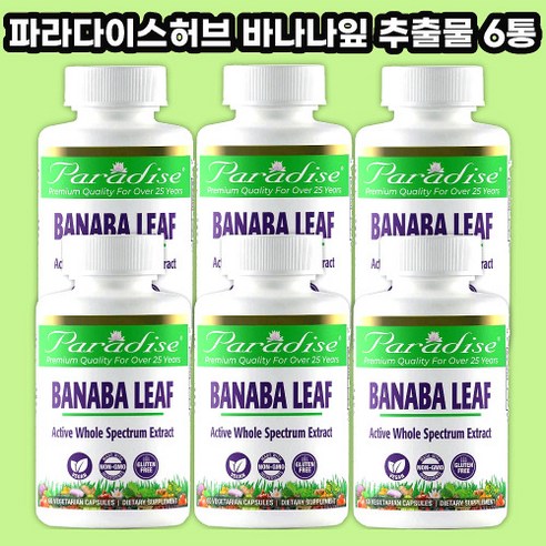 파라다이스허브 바나바잎 250mg 180정 2개 파라다이땡 사은품 추가증정