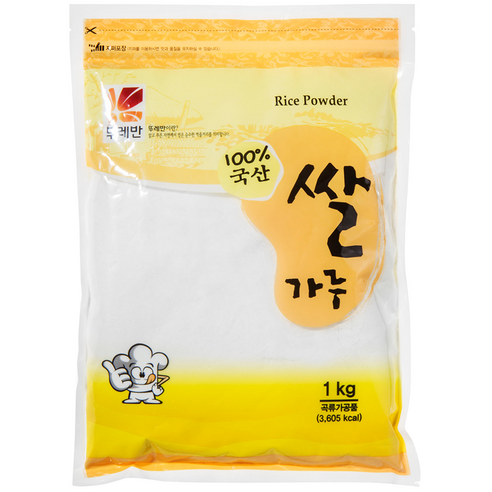 뚜레반 국내산 쌀가루, 1kg, 2개