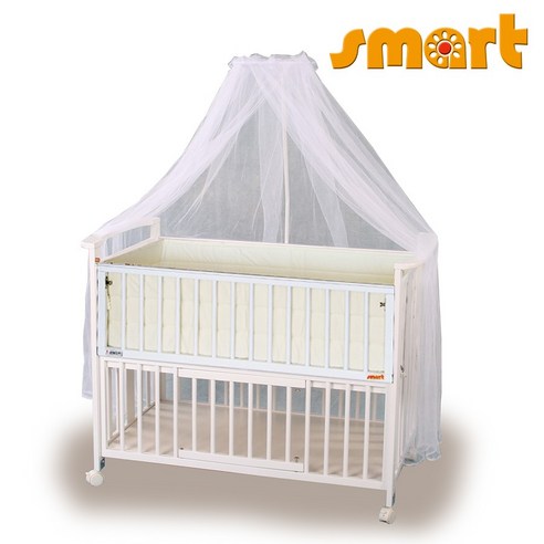 안전하고 편안한 수면을 위한 보니스마트 유아 원목 침대