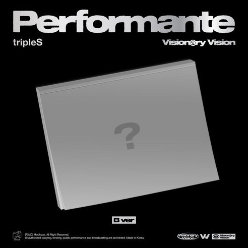 [CD] tripleS (트리플에스) - 정규앨범 : Visionary Vision＜Performante＞[B ver.] : 72p 북클릿 + 더블 클래스 ...