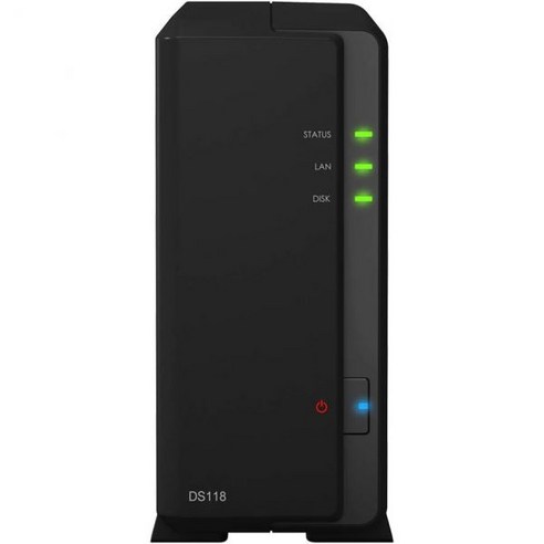 Synology 277019 DiskStation DS118 Mini 데스크탑 NAS, 1 TB