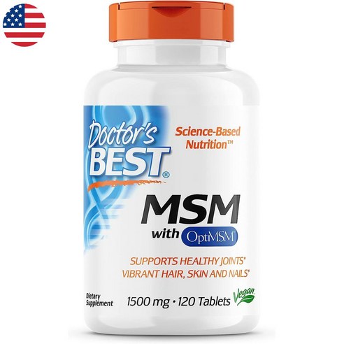 닥터스베스트 MSM 1500mg 타블렛, 120정, 2개