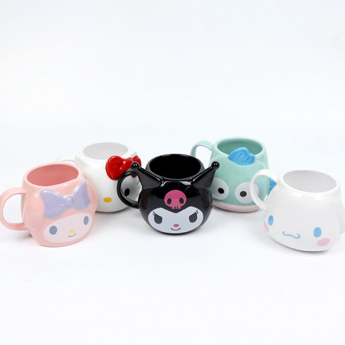 사랑스러움이 가득한 마이멜로디 도기 입체 머그컵으로 일상을 특별하게!