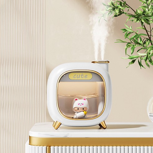 무선 듀얼분사 LED 무드등 가습기 UNH500D