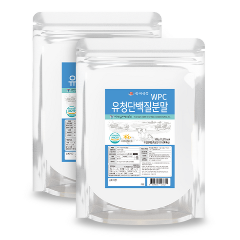 분리유청단백질  WPC 유청단백질 분말 500g, 2개