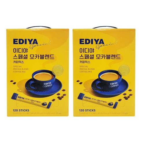 이디야 스페셜 모카블렌드 커피믹스, 120개입, 단일품목