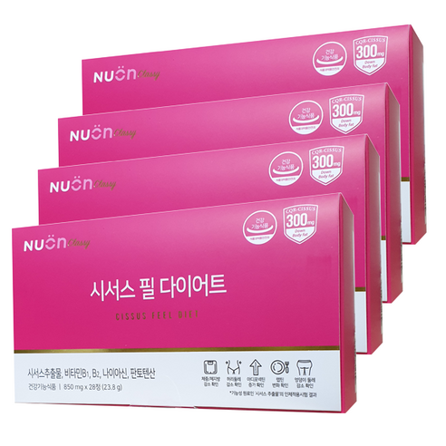 시서스 필 다이어트 850mg x 28정, 4개