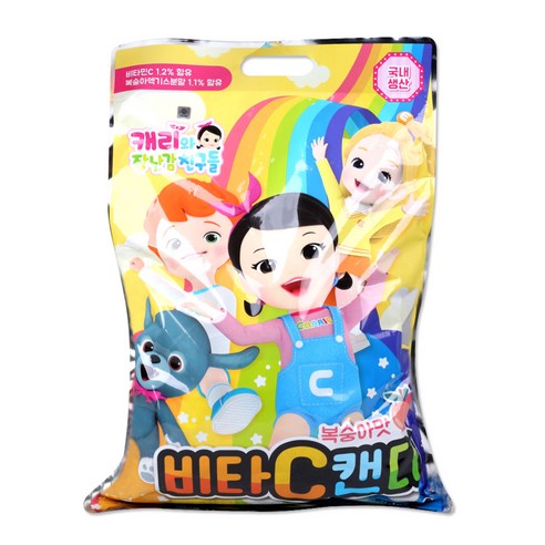 캐리와 장난감 친구들 비타C캔디 1000정, 1.1g