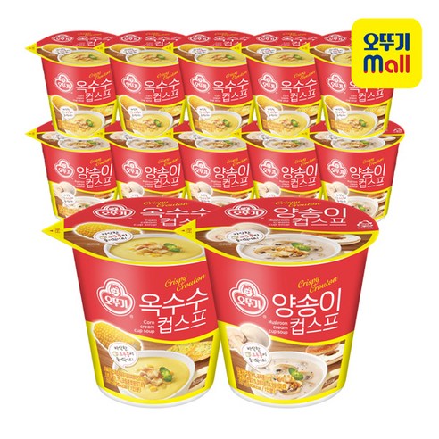오뚜기 컵스프 옥수수 6개+양송이 6개, 단품