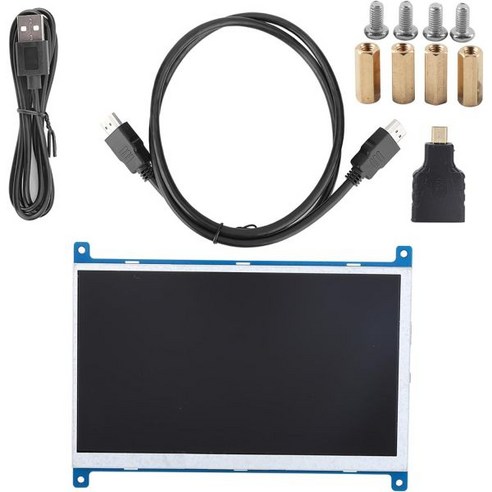 Raspberry Pi 4B3B 및 기타 MiniPC용 HDMI 입력 모니터용 Zopsc 7인치 디스플레이 1024 x 600 HD TFT 화면 디코더 칩용 저전력. 데스크탑 Best Top5 Raspberry Pi 4B3B 및 기타 MiniPC용 HDMI 입력 모니터용 Zopsc 7인치 디스플레이 1024 x 600 HD TFT 화면 디코더 칩용 저전력. 데스크탑 Best Top5