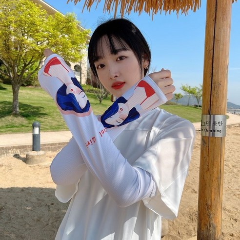 ZZJJC 선블라인드 아이스 여 ins 통기팔 토시 아이스에 롱 슬리브, girl 7#