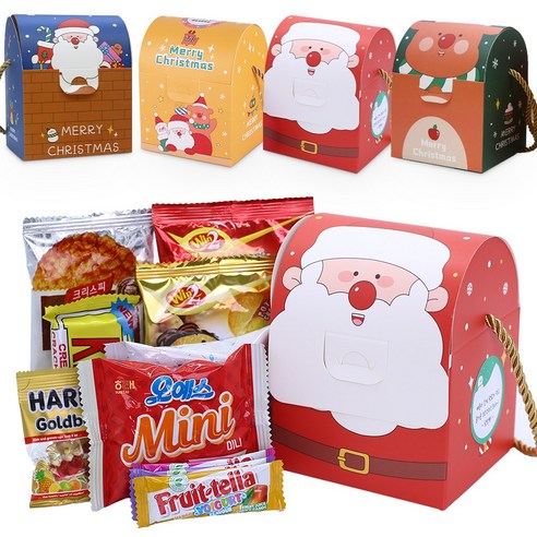 유치원 크리스마스 선물 과자 답례품 꾸러미 세트단일상품