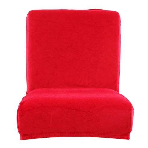 스트레치 Slipcovers 카운터 높이 사이드 체어 커버 스트레치 프로텍터 용 의자 커버, 레드, 설명