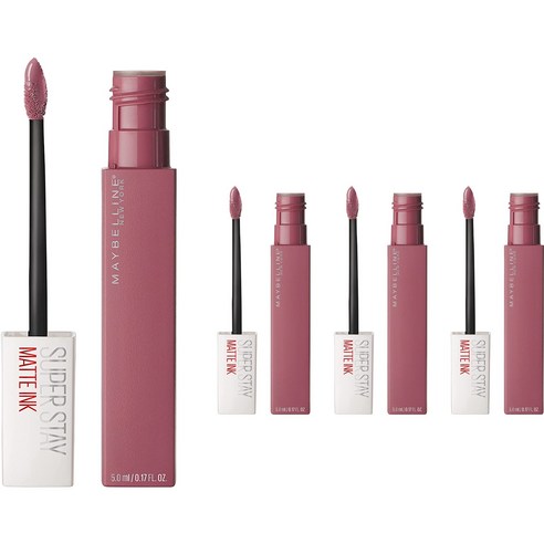 메이블린 뉴욕 슈퍼 스테이 립 잉크 5ml, 015 Lover, 4개
