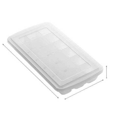 추운 여름 가정용 얼음 트레이 금형 크리 에이 티브 대형 실리콘 아이스 박스, 투명한