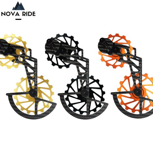 노바라이드 자전거 카본 세라믹 빅풀리 OSPW 11단 12단 시마노 스램, 1. 시마노 울테/듀라용, 5. 오렌지, 1개